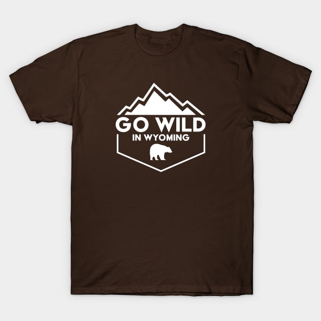 Go Wild in Wyoming T-Shirt by SLAG_Creative